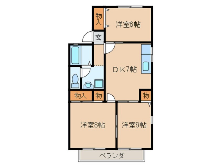 間取図 あんず南棟