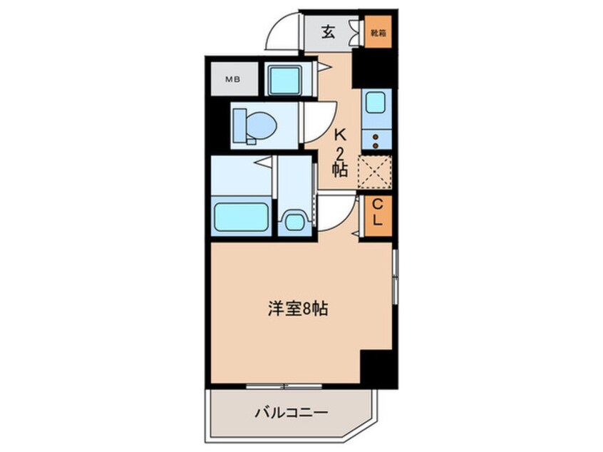 間取図 プレシャス名駅