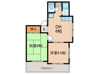 間取図 クオーレ稲島
