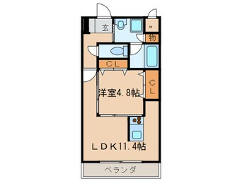 間取図 ＩＨＫ天塚Ⅱ