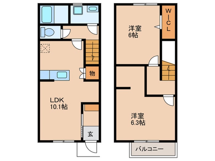 間取り図 Maisonette　land弥富駅