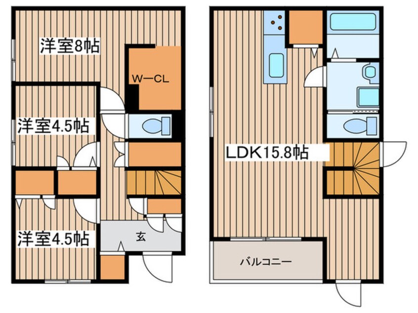 間取図 瑞穂区山下通五丁目戸建賃貸南棟