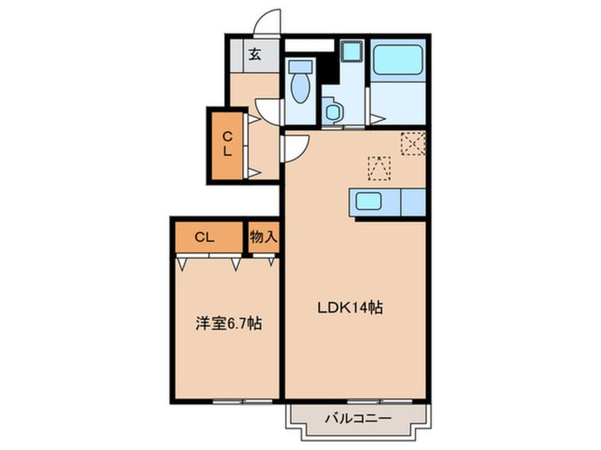 間取図 セレノアロッジオ