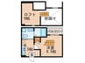 Sｏｌａｎａ春日井 1Kの間取り