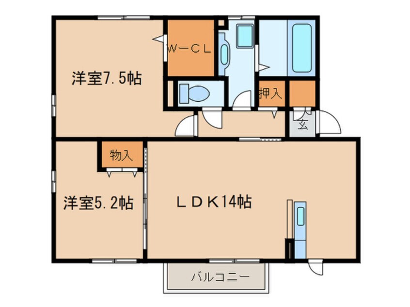 間取図 ジュネス五条