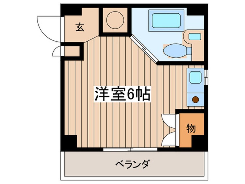 間取図 堀田朝日マンション