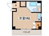 堀田朝日マンション 1Rの間取り