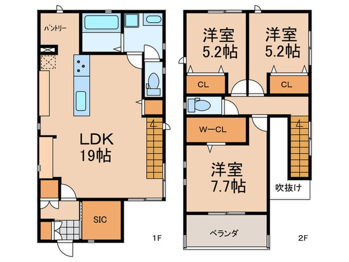間取り図 ﾘｰﾌﾞﾙﾌｧｲﾝ尾張旭市東本地ケ原町8