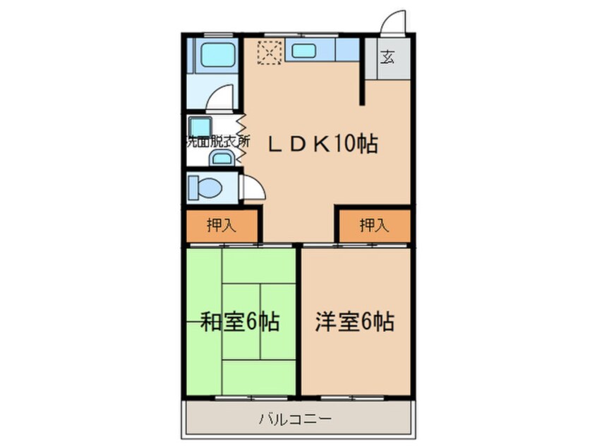 間取図 みづのビル