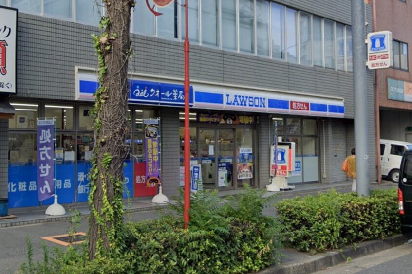 ローソン鶴舞駅西店(コンビニ)まで220m メジログランデ千代田