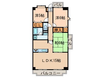 間取図 ファ－ニス白壁