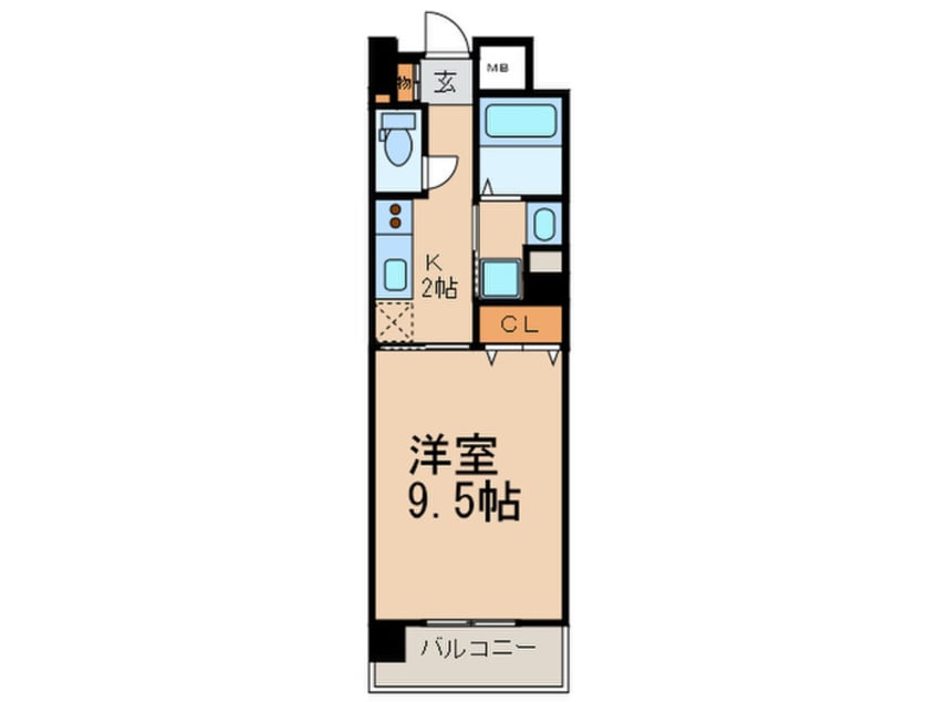 間取図 ＣＡＳＴＥＬＬＯ　ＬＵＳＳＯ