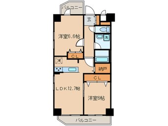 間取図 ハピネス車道