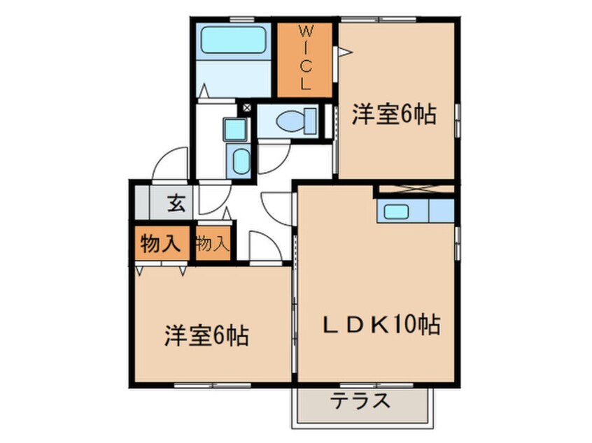 間取図 リバティヒルズ