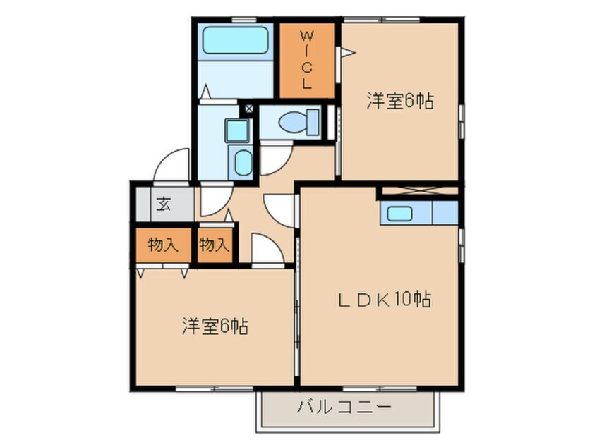 間取図 リバティヒルズ