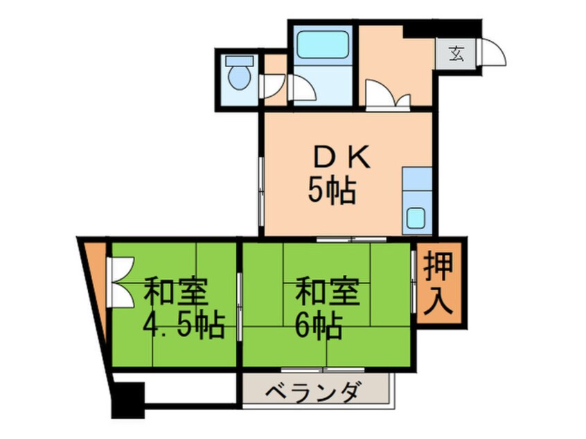 間取図 リヒト金山