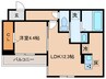 仮）Flegley 1LDKの間取り