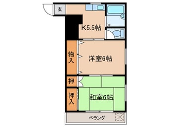 間取図 尾関ハイツ