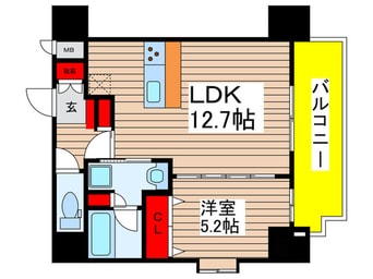 間取図 スプランディッド大須門前町