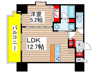 間取図 スプランディッド大須門前町