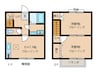 ＤＵＰＬＥＸ　ＩＺＵＭＩ 2DKの間取り