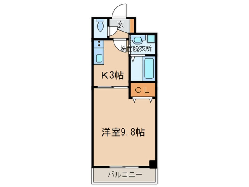 間取図 グリ－ン春里