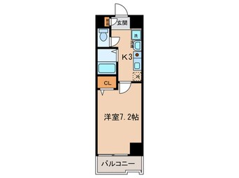 間取図 グランダ　リュ－ル