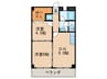 吉田マンション 2DKの間取り