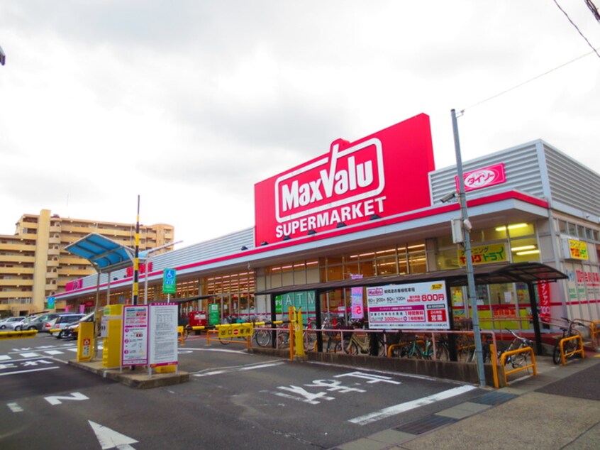 MaxValu　鳩岡店(スーパー)まで424m ヴィラ渡辺