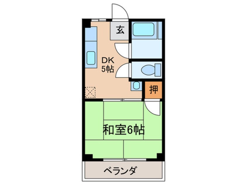 間取図 中京ビル