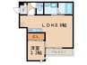 GRANDTIC大曽根 1LDKの間取り