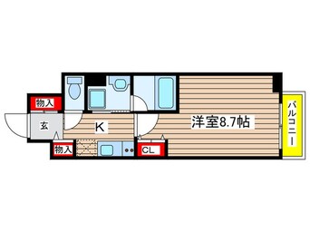 間取図 レジデンシア尾頭橋