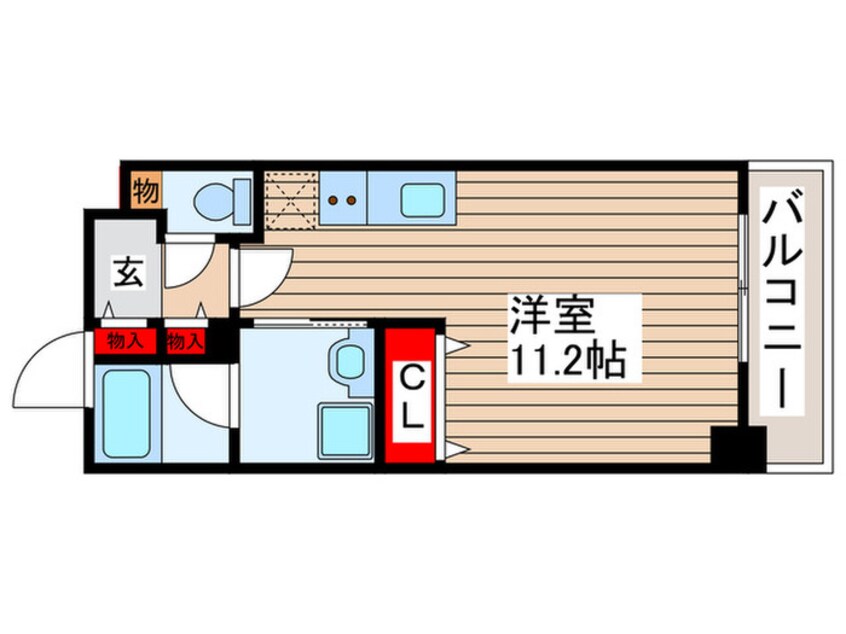 間取図 レジデンシア尾頭橋