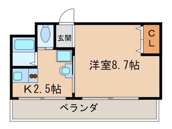 間取図 ｴﾃﾙﾉ中電覚王山