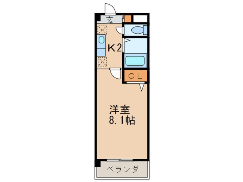 間取図 クレストコ－ト