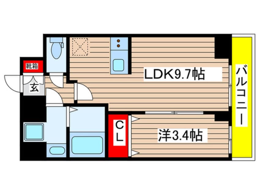 間取図 プレサンス桜山駅前アフォード
