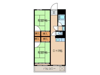 間取図 NTビル白壁