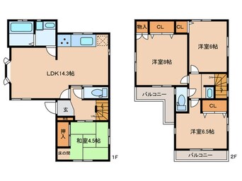 間取図 日和町5丁目戸建