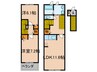 サンフォレスタⅠ 2LDKの間取り