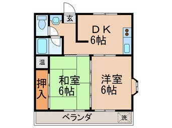 間取図 香流東マンション