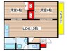 トークヴィレッジⅠ　A棟 2LDKの間取り