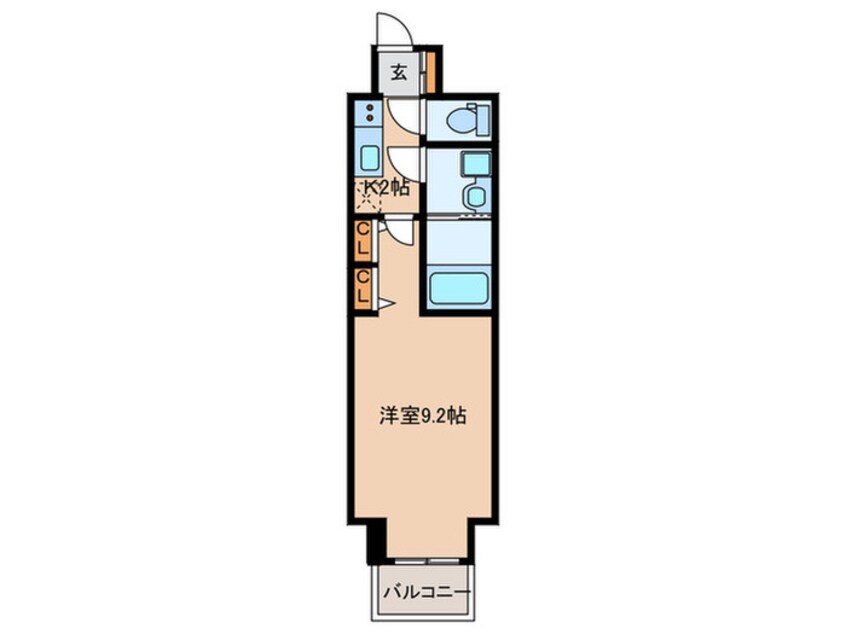 間取図 S-RESIDENCE大曽根駅前