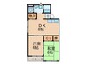 エクセルグレイ本山 2DKの間取り