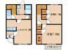 Park Heimu A 2LDKの間取り