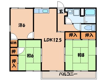 間取図 ハミング諏訪Ａ