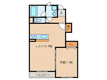 間取図 ルミエールウエスト