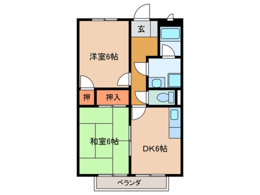 間取図 サープラスⅡＭＩＹＡＢＩ