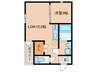 仮)Grand　reve知立桜木 1LDKの間取り
