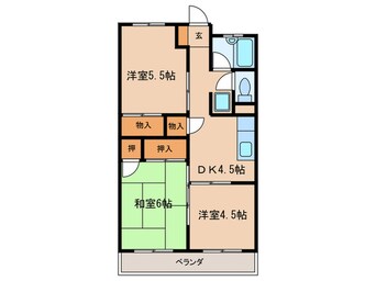 間取図 第１富士マンションＡ棟