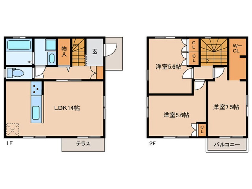 間取図 仮)ディアコートIII